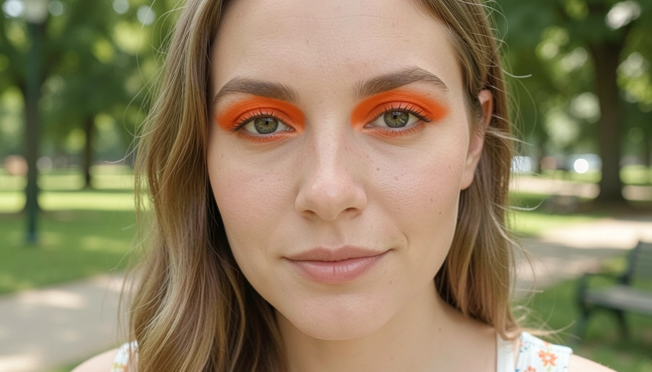 21 Bold Orange Eyeshadow Looks for Summer