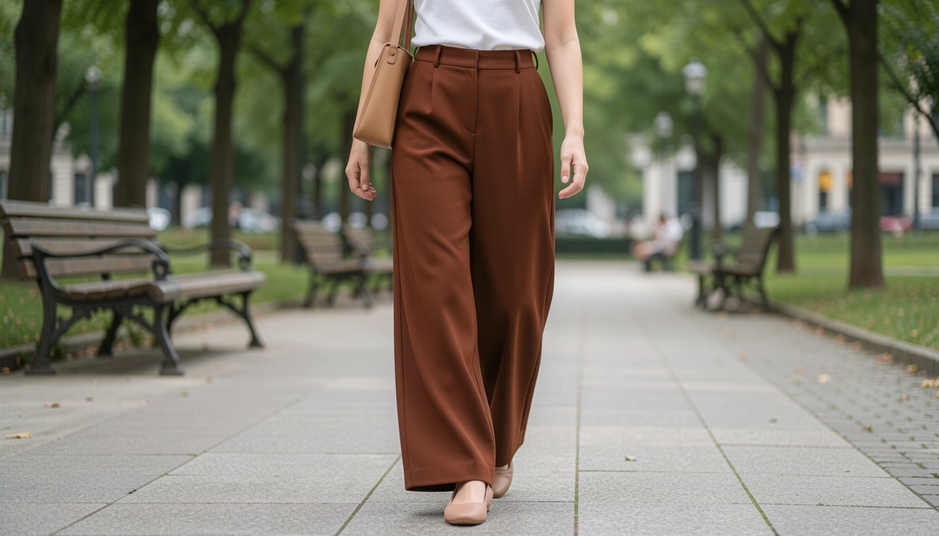 20 Rich Brown Culottes Street Style