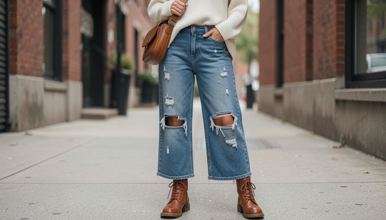 7 Rugged Culottes Jeans Street Style
